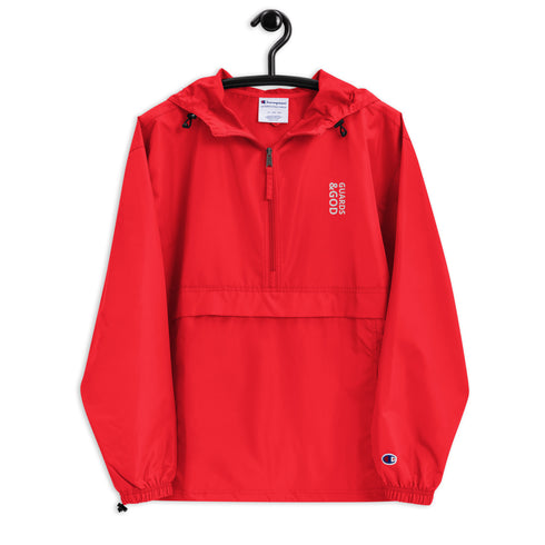 Guards &God Vertical Embroidered Champion Packable Jacket